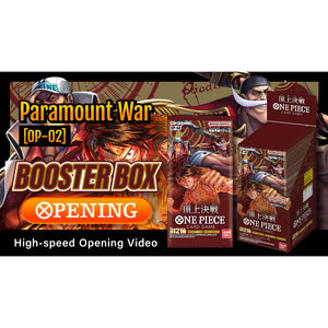 Paramount War High-speed OPENING | ONE PIECE TCG Booster box
