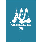 (Pre-order February 20) Broccoli Monochrome Sleeve Premium Evangelion New "WILLE" (65 sheets)