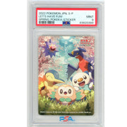 Pokemon Card 2022 Pikachu Let's Have Fun Pokeka Sticker (PSA9)