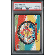 Pokemon Card 2023 Pokemon GYM Battle Campaign WCS YOKOHAMA Sticker (PSA10)