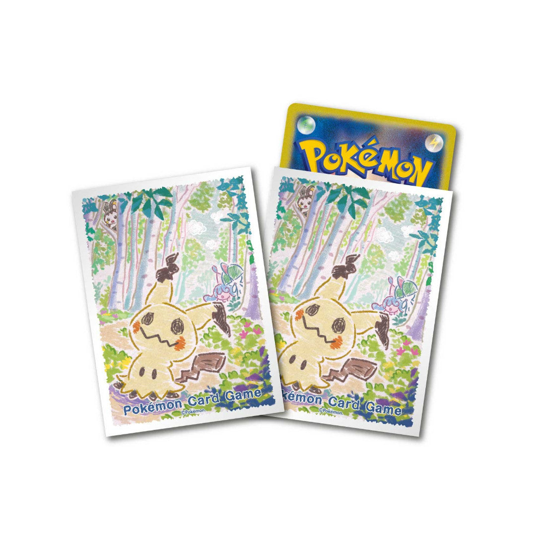 card sleeve pokemon tcg Pokemon Card Sleeves The Crayon Mimikyu