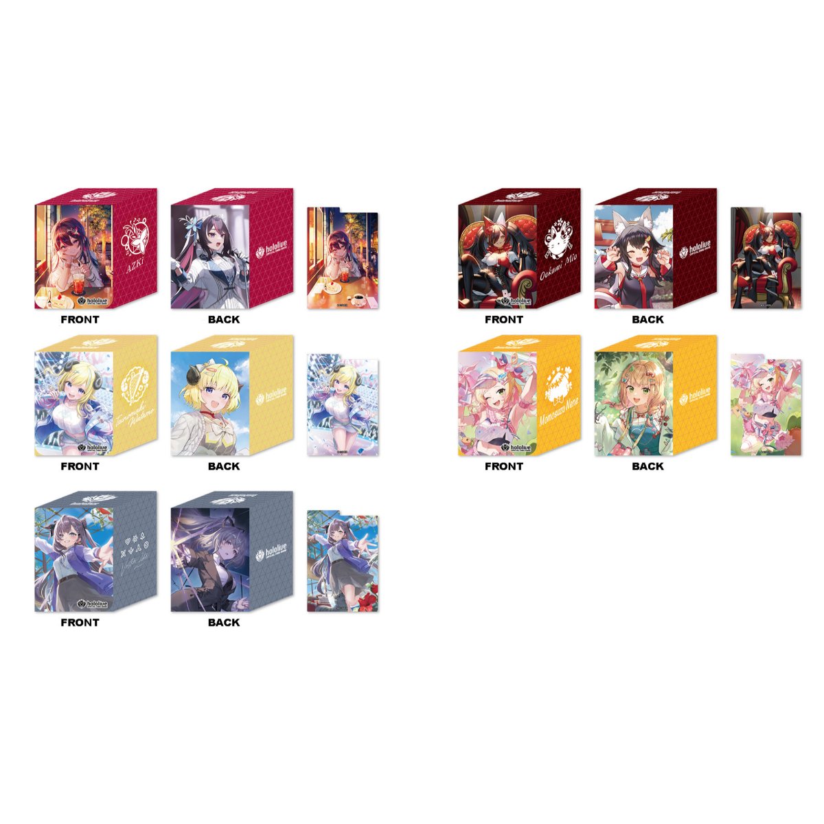 hololive card sleeve Hololive Card Game Sleeves Vol.35~39 (10 in pack /1-set) – miyabihobby