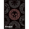 MTG Card Sleeves MANA MINIMALIST Black Mana (Pattern) (80 Sleeves)