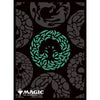 MTG Card Sleeves MANA MINIMALIST Green Mana (Pattern) (80 Sleeves)