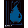 MTG Card Sleeves MANA MINIMALIST Blue Mana (Symbol) (80 Sleeves) (MTGS-299)