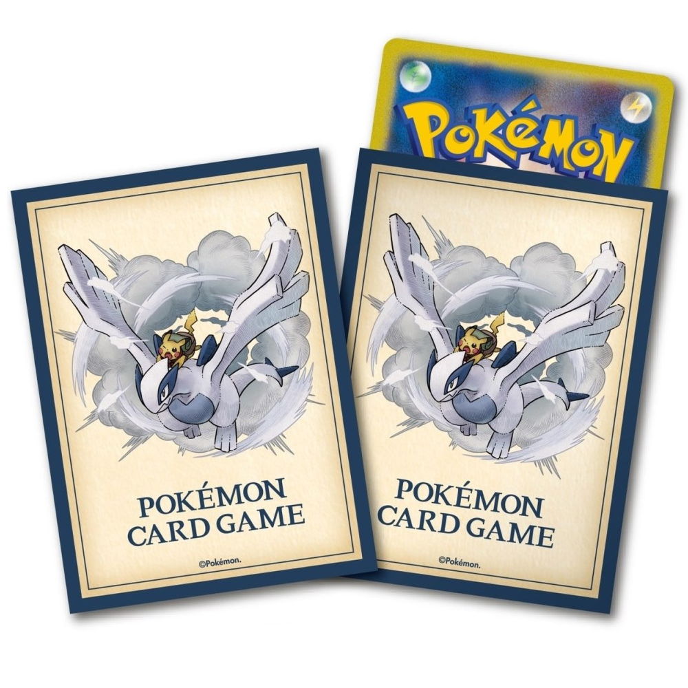 Pokemon Card Sleeves PIKACHU ADVENTURE PIKACHU and LUGIA