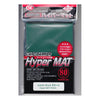 KMC Hyper Mat GREEN Card Barrier (80 Pcs) Standard Size Sleeves