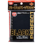 KMC Card Barrier Perfect BLACK (80 Pcs) Standard Size Sleeves