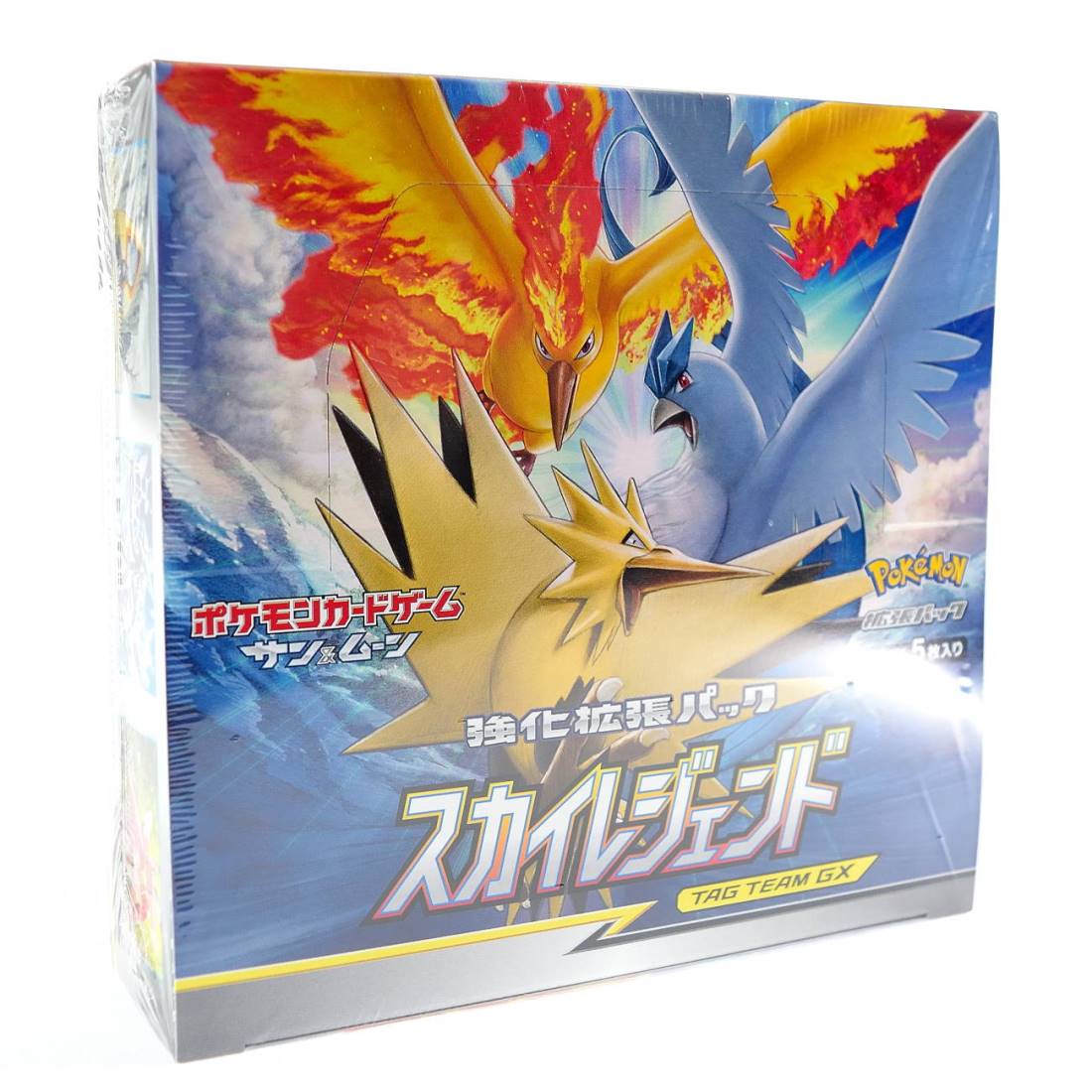 Pokemon Trading Card Game Sun & Moon Tag Team GX Sky Legend Booster Box  (Japanese, 30 Packs) 