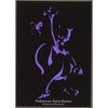 Pokemon Card Sleeves: silhouette Mewtwo (64 Sleeves /a pack)