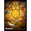 MTG Card Sleeves: Stain Glass Ver. Plains (80 Sleeves/Pack)